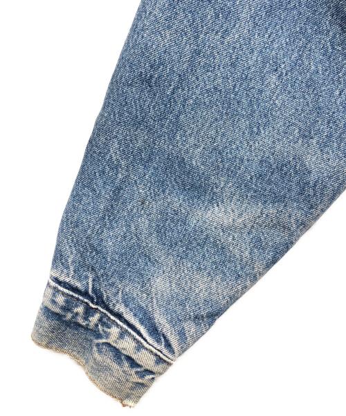 LEVI'S（リーバイス）LEVI'S (リーバイス) タータン チェック ライナー デニム ブランケット ブルー サイズ:Lの古着・服飾アイテム