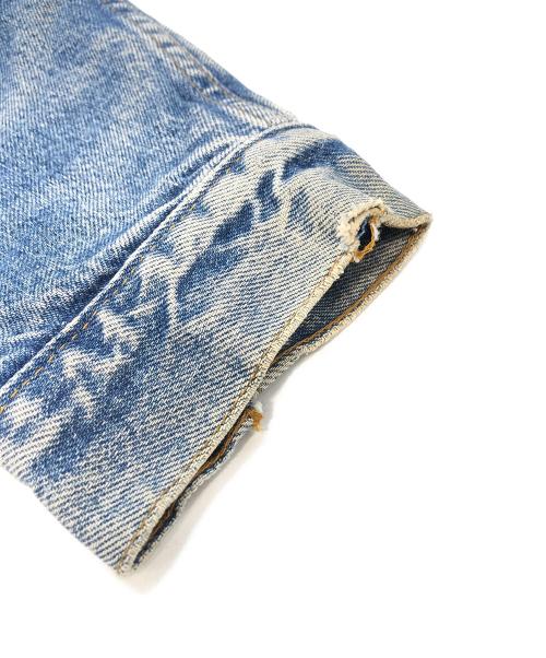 LEVI'S（リーバイス）LEVI'S (リーバイス) タータン チェック ライナー デニム ブランケット ブルー サイズ:Lの古着・服飾アイテム
