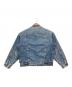 LEVI'S (リーバイス) タータン チェック ライナー デニム ブランケット ブルー サイズ:L：12000円