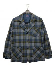 PENDLETON（ペンドルトン）の古着「ウールテーラードジャケット」｜ブルー