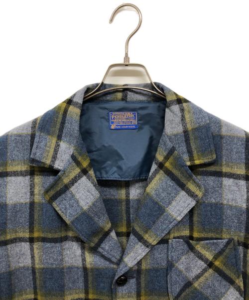 PENDLETON（ペンドルトン）PENDLETON (ペンドルトン) ウールテーラードジャケット ブルー サイズ:Mの古着・服飾アイテム