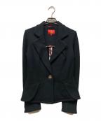 Vivienne Westwood RED LABELヴィヴィアンウエストウッドレッドレーベル）の古着「テーラードジャケット」｜ブラック