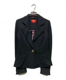 Vivienne Westwood RED LABEL（ヴィヴィアンウエストウッドレッドレーベル）の古着「テーラードジャケット」｜ブラック