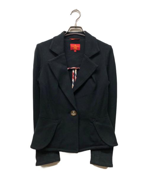 Vivienne Westwood RED LABEL（ヴィヴィアンウエストウッドレッドレーベル）Vivienne Westwood RED LABEL (ヴィヴィアンウエストウッドレッドレーベル) テーラードジャケット ブラック サイズ:2の古着・服飾アイテム