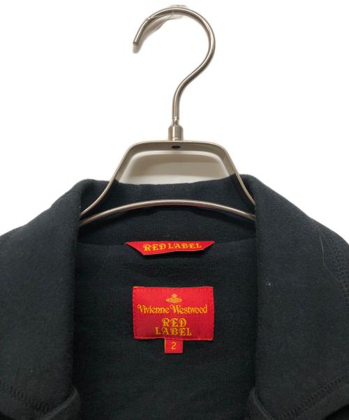 Vivienne Westwood RED LABEL（ヴィヴィアンウエストウッドレッドレーベル）Vivienne Westwood RED LABEL (ヴィヴィアンウエストウッドレッドレーベル) テーラードジャケット ブラック サイズ:2の古着・服飾アイテム