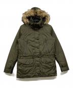 RLX RALPH LAURENアールエルエックスラルフローレン）の古着「ファー付きダウンコート」｜グリーン