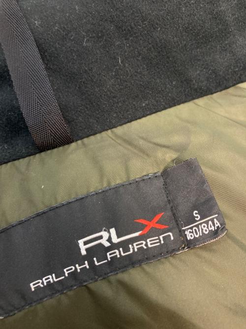 RLX RALPH LAUREN（アールエルエックスラルフローレン）RLX RALPH LAUREN (アールエルエックスラルフローレン) ファー付きダウンコート グリーン サイズ:Sの古着・服飾アイテム