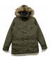 RLX RALPH LAUREN（アールエルエックスラルフローレン）の古着「ファー付きダウンコート」｜グリーン