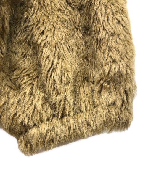MACPHEE（マカフィー）MACPHEE (マカフィー) テディーエコファー ジップアップブルゾン ブラウン サイズ:36の古着・服飾アイテム