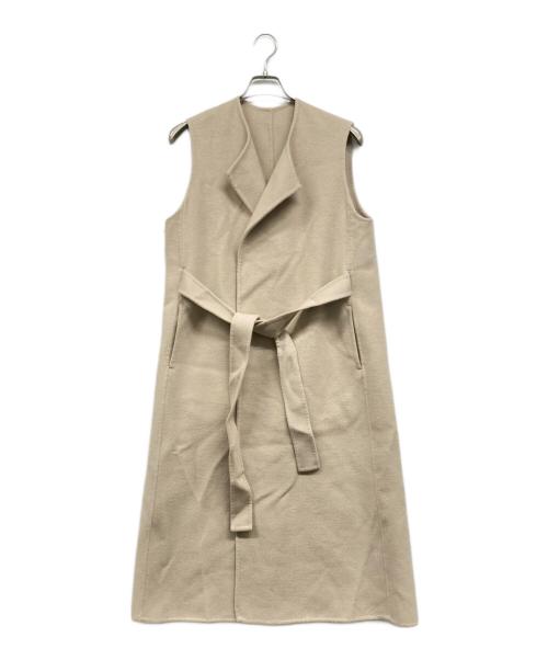 MUSE（ミューズ）MUSE (ミューズ) ロングジレ ベージュ サイズ:38の古着・服飾アイテム