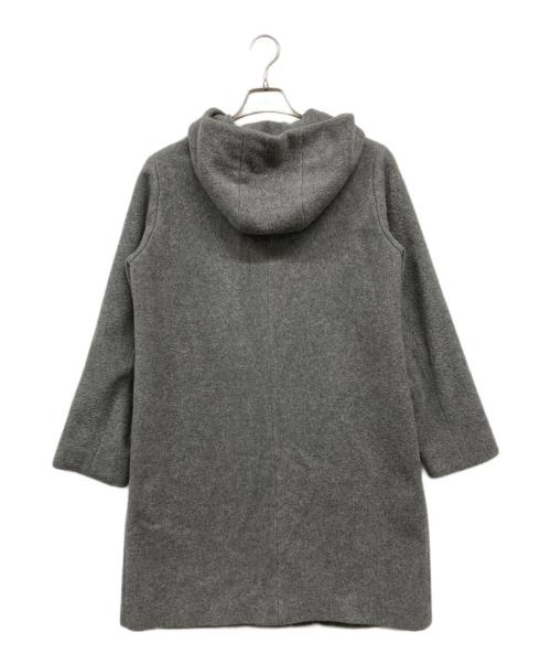 MACKINTOSH LONDON（マッキントッシュ ロンドン）MACKINTOSH LONDON (マッキントッシュ ロンドン) フーデッドウールコート グレー サイズ:38の古着・服飾アイテム