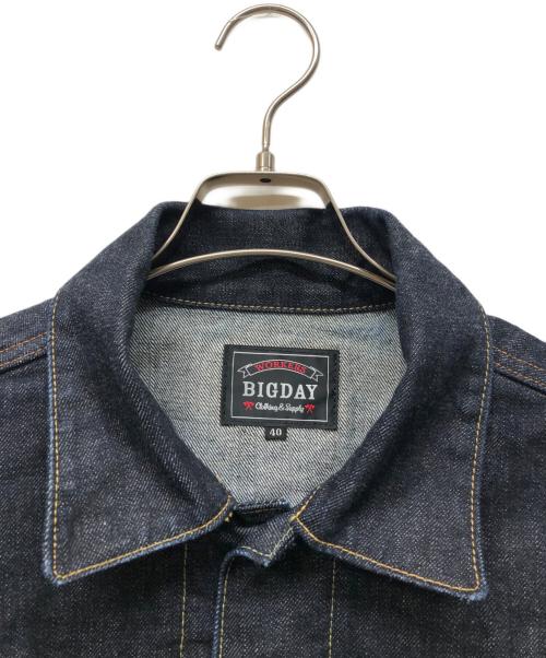 BIGDAY（ビッグデイ）BIGDAY (ビッグデイ) 2ndタイプデニムジャケット ネイビー サイズ:40の古着・服飾アイテム