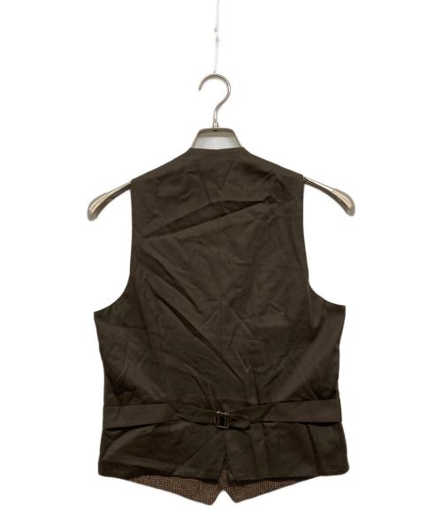 LARDINI（ラルディーニ）LARDINI (ラルディーニ) ベスト ブラウン サイズ:42の古着・服飾アイテム