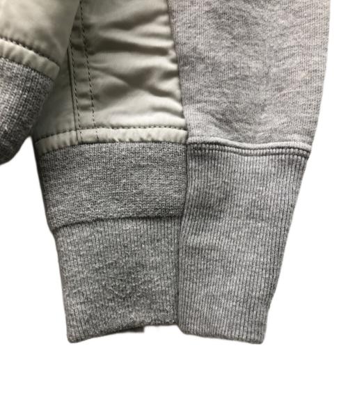 sacai（サカイ）sacai (サカイ) MA-1 Hoodie Sponge Sweat グレー サイズ:２の古着・服飾アイテム