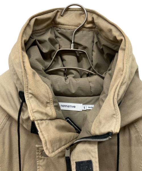 nonnative（ノンネイティブ）nonnative (ノンネイティブ) TROOPER HOODED PUFF COAT ベージュ サイズ:1の古着・服飾アイテム