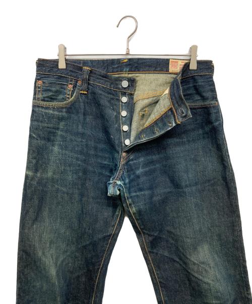 EVISU（エヴィス）EVISU (エヴィス) カモメプリントデニムパンツ インディゴ サイズ:36×32の古着・服飾アイテム