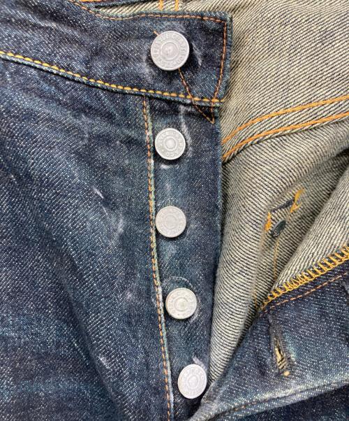 EVISU（エヴィス）EVISU (エヴィス) カモメプリントデニムパンツ インディゴ サイズ:36×32の古着・服飾アイテム