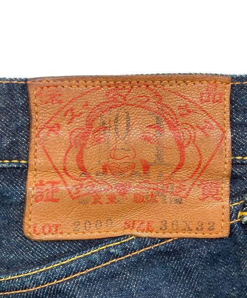EVISU（エヴィス）EVISU (エヴィス) カモメプリントデニムパンツ インディゴ サイズ:36×32の古着・服飾アイテム