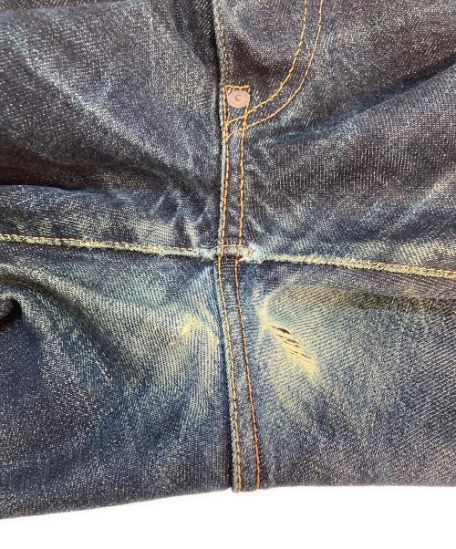 EVISU（エヴィス）EVISU (エヴィス) カモメプリントデニムパンツ インディゴ サイズ:36×32の古着・服飾アイテム