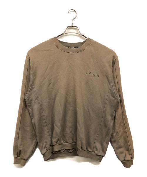 BAL（バル）BAL (バル) RUSSELL ATHLETIC (ラッセルアスレチック) ダメージ加工スウェット ブラウン サイズ:Mの古着・服飾アイテム