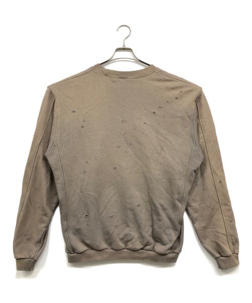 BAL（バル）BAL (バル) RUSSELL ATHLETIC (ラッセルアスレチック) ダメージ加工スウェット ブラウン サイズ:Mの古着・服飾アイテム