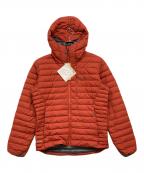 Rabラブ）の古着「Microlight Windstopper Hoody」｜オレンジ