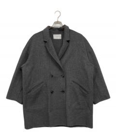中古・古着通販】Ouur (アウアー) ノーカラーコート ブラック サイズ:1 