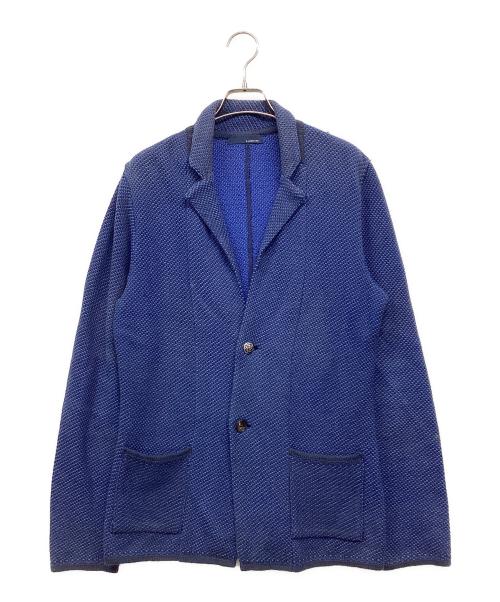 LARDINI（ラルディーニ）LARDINI (ラルディーニ) コットンテーラードジャケット ネイビー サイズ:Mの古着・服飾アイテム