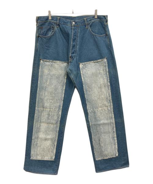 EVISU（エヴィス）EVISU (エヴィス) ダブルニーデニムパンツ インディゴ サイズ:38の古着・服飾アイテム