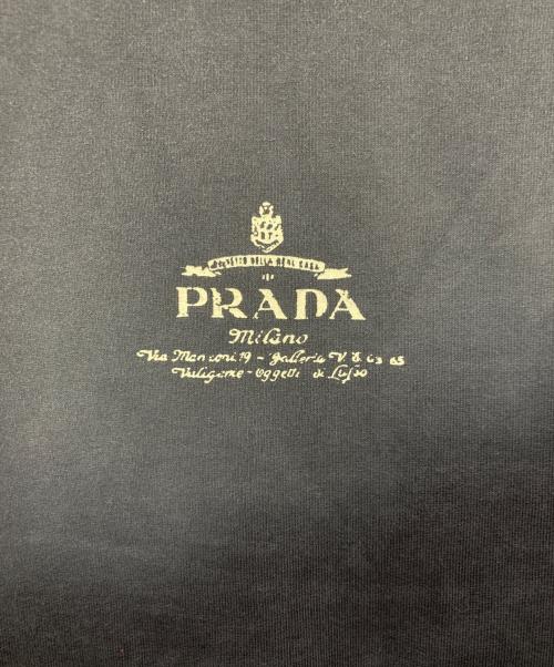 PRADA（プラダ）PRADA (プラダ) フェード加工ロゴスウェット ネイビー サイズ:Lの古着・服飾アイテム