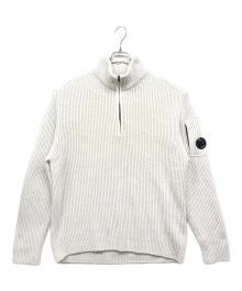 C.P COMPANY（シーピーカンパニー）の古着「ニットハーフジップセーター」｜ホワイト