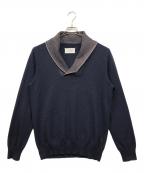 Maison Margielaメゾンマルジェラ）の古着「ウールニット」｜ネイビー