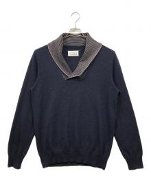 Maison Margiela（メゾンマルジェラ）の古着「ウールニット」｜ネイビー