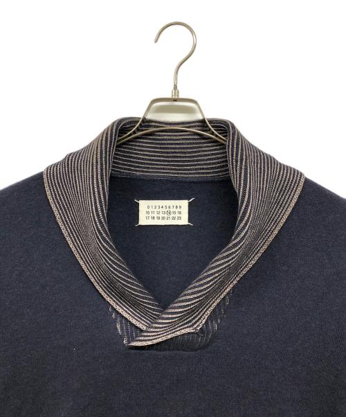 Maison Margiela（メゾンマルジェラ）Maison Margiela (メゾンマルジェラ) ウールニット ネイビー サイズ:Lの古着・服飾アイテム
