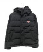 DANTONダントン）の古着「FAKE FAR HOODED DOWN JACKET」｜ブラック