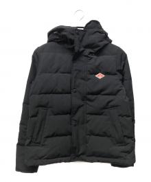 DANTON（ダントン）の古着「FAKE FAR HOODED DOWN JACKET」｜ブラック