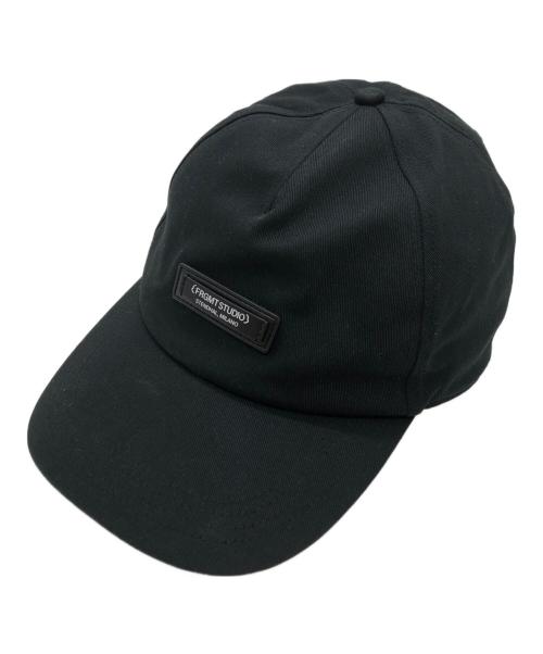MONCLER（モンクレール）MONCLER (モンクレール) FRAGMENT DESIGN (フラグメントデザイン) ベースボールキャップ ブラックの古着・服飾アイテム