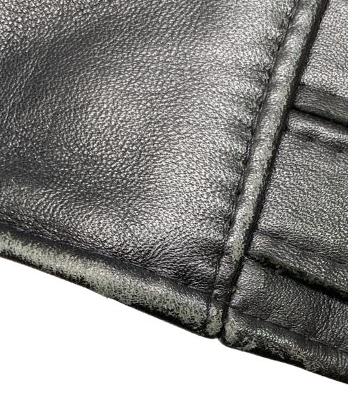 Lewis Leathers（ルイスレザース）Lewis Leathers (ルイスレザース) Hysteric Glamour (ヒステリックグラマー) シングルライダースジャケット ブラック サイズ:Sの古着・服飾アイテム