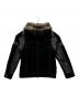 BURBERRY BLACK LABEL (バーバリーブラックレーベル) レザージャケット ブラック サイズ:M：15000円
