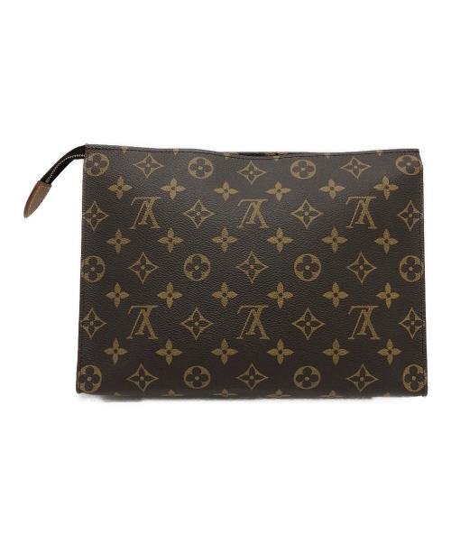 LOUIS VUITTON（ルイ ヴィトン）LOUIS VUITTON (ルイ ヴィトン) クラッチバッグ ブラウンの古着・服飾アイテム