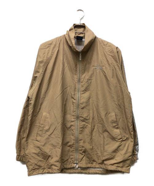stussy（ステューシー）stussy (ステューシー) ジップアップジャケット ベージュ サイズ:Lの古着・服飾アイテム