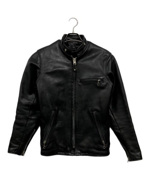 Schott（ショット）Schott (ショット) レザージャケット ブラック サイズ:32の古着・服飾アイテム