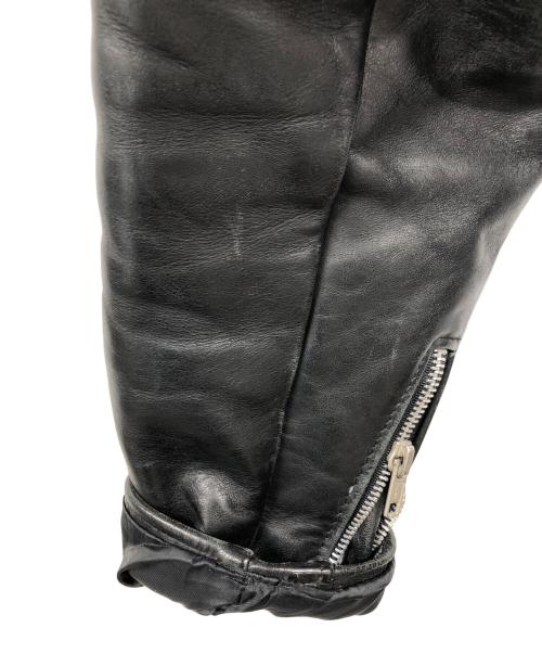Schott（ショット）Schott (ショット) レザージャケット ブラック サイズ:32の古着・服飾アイテム