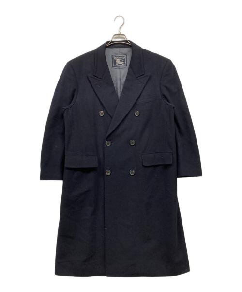 Burberry's（バーバリーズ）Burberry's (バーバリーズ) カシミヤ混ダブルチェスターコート ネイビー サイズ:96-180-7の古着・服飾アイテム