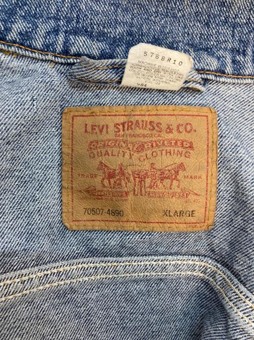 LEVI'S（リーバイス）LEVI'S (リーバイス) デニムジャケット ブルー サイズ:XLの古着・服飾アイテム