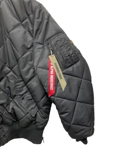 ALPHA INDUSTRIES（アルファインダストリーズ）ALPHA INDUSTRIES (アルファインダストリーズ) MONKEY TIME (モンキータイム) QUILTED MA1 ブラック サイズ:XL 未使用品の古着・服飾アイテム