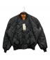 ALPHA INDUSTRIES（アルファインダストリーズ）の古着「QUILTED MA1」｜ブラック
