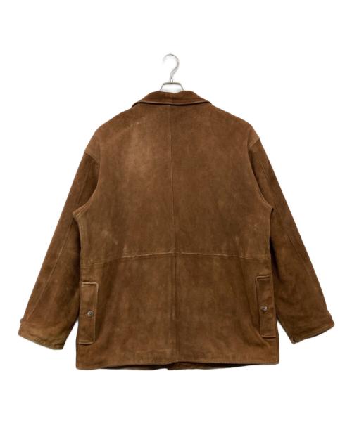 POLO RALPH LAUREN（ポロ・ラルフローレン）POLO RALPH LAUREN (ポロ・ラルフローレン) スウェードコート ブラウン サイズ:Lの古着・服飾アイテム