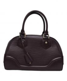 LOUIS VUITTON（ルイ ヴィトン）の古着「エピ ボーリングモンテーニュPM」｜パープル