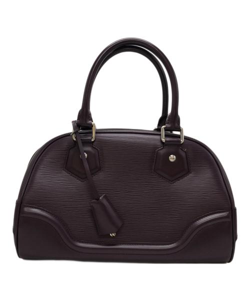 LOUIS VUITTON（ルイ ヴィトン）LOUIS VUITTON (ルイ ヴィトン) エピ ボーリングモンテーニュPM パープルの古着・服飾アイテム